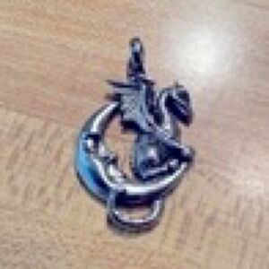 Silver Dragon Pendant